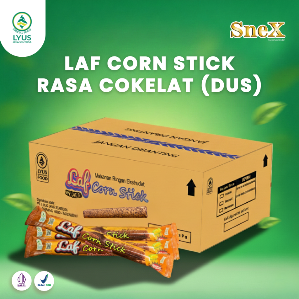 LAF Corn Stick Cokelat (Dus)