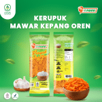 Kerupuk Mawar Kepang Oren FANNI 250 G